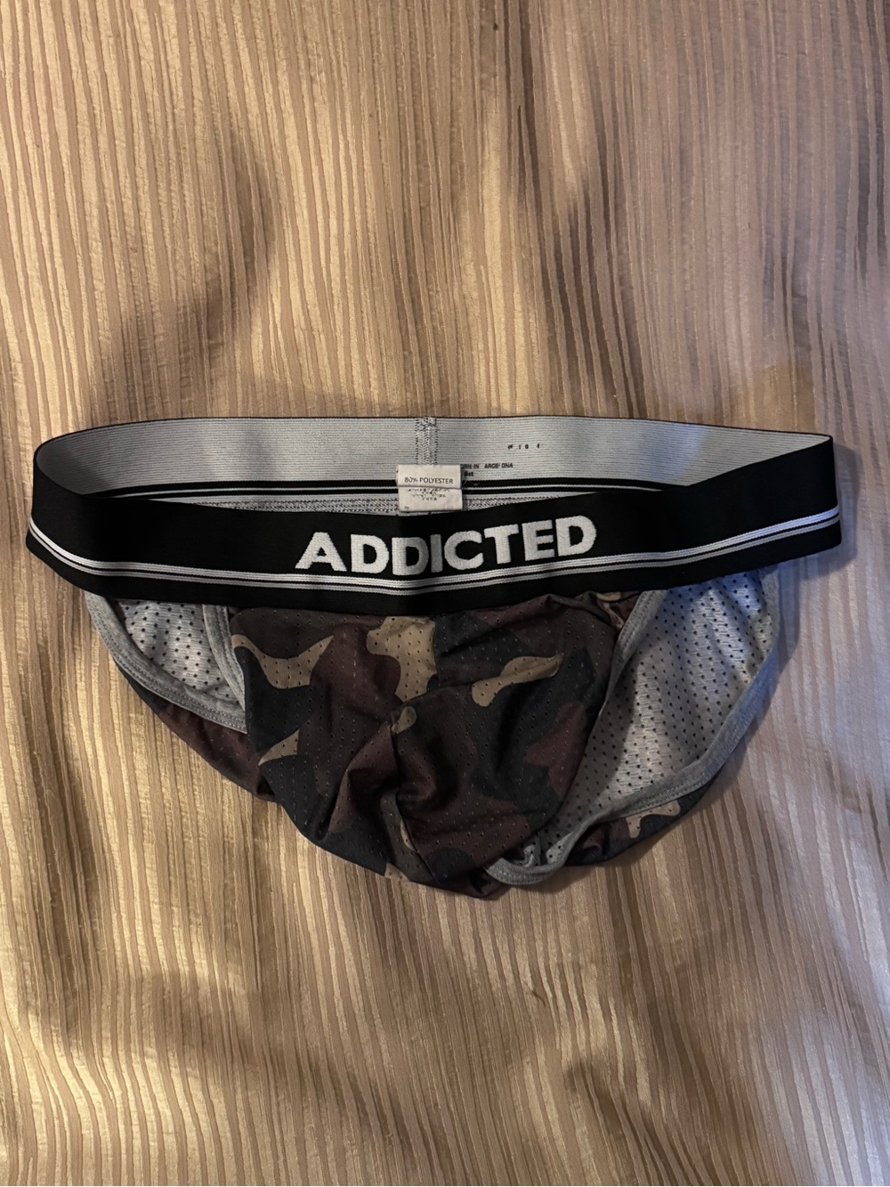 Men's Camouflage Brief with Black Waistband